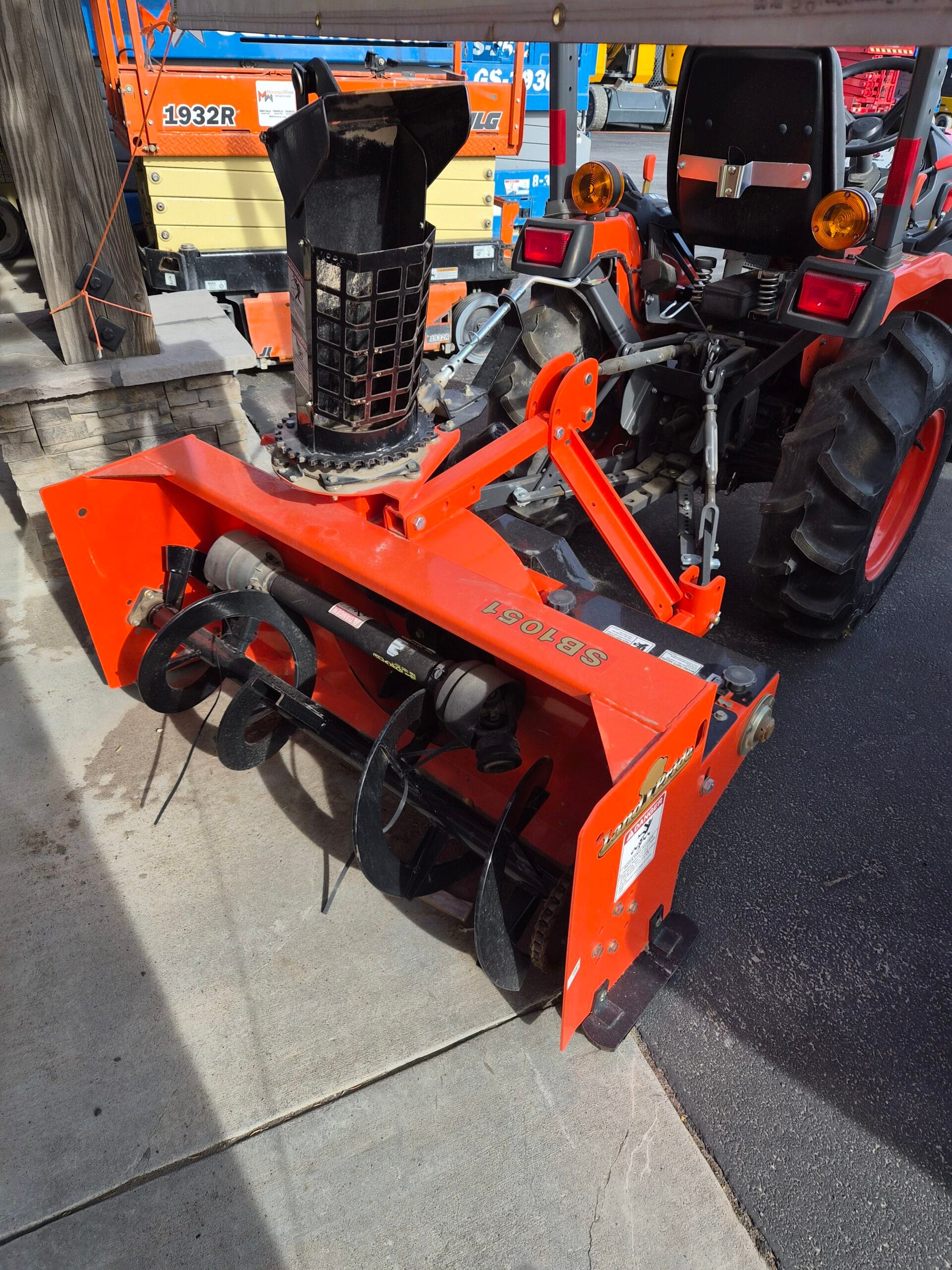 51″ Rear Tractor 3-Point Snow Blower